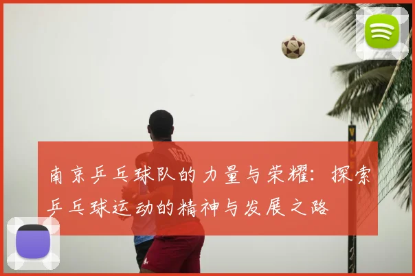 南京乒乓球队的力量与荣耀:探索乒乓球运动的精神与发展之路