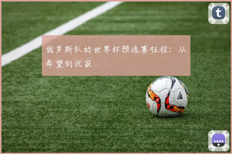 俄罗斯队的世界杯预选赛征程：从希望到沉寂