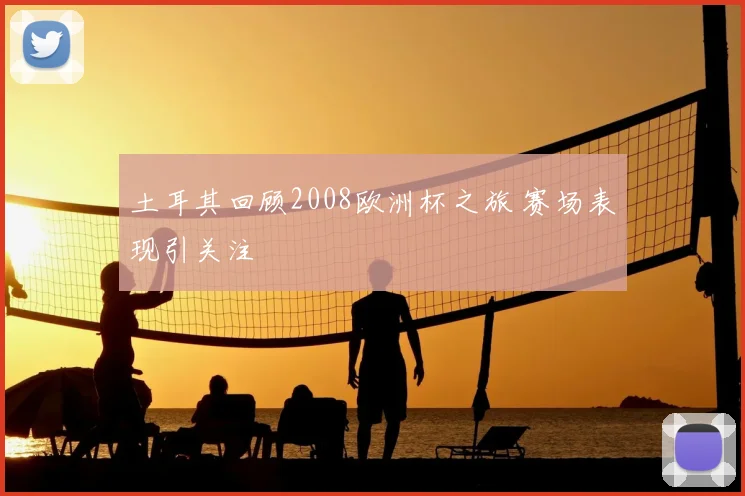 土耳其回顾2008欧洲杯之旅 赛场表现引关注